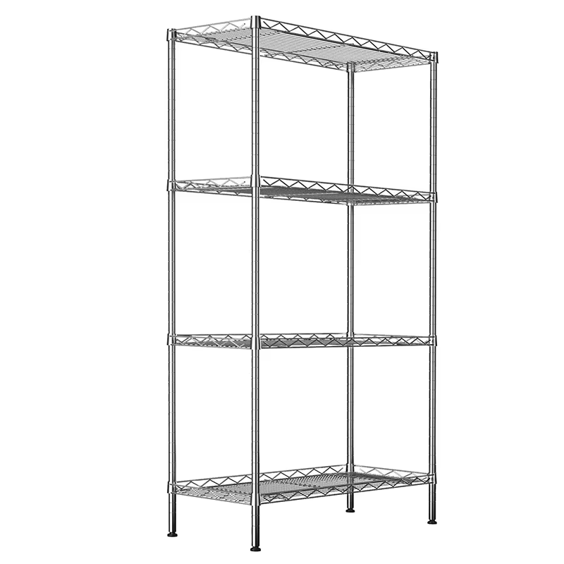 Industrial Style Iron Grid Display Stand with Adjustable Iron Living Room Display Stand Used for Books and Decorations