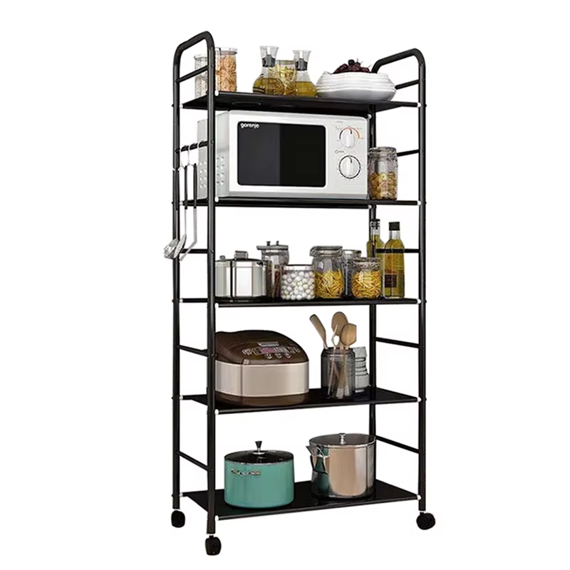 Heavy Duty Steel Adjustable Storage Rack Metal Rack with Universal Wheels Designed Specifically for Garage Organization