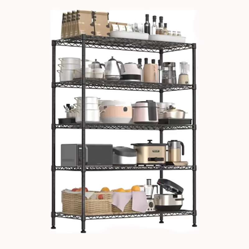 High Quality Carbon Steel Storage Shelves Durable Steel Commercial Shelves Suitable for Long-term Retail Use