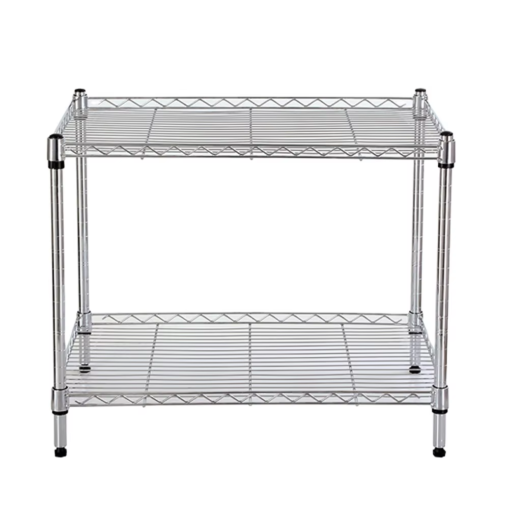 Chrome Plated Carbon Steel Storage Rack Adjustable Commercial Storage Rack Suitable for Living Room and Bedroom