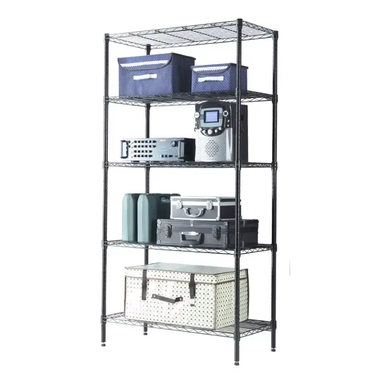 Customizable Heavy-duty Steel Commercial Shelves with Adjustable Shelves Suitable for Warehouse Storage