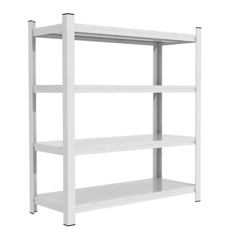 Heavy Duty Shelves Storage Shelves Adjustable Height Steel Structure Load-bearing Capacity of 500kg Warehouse Storage Solution
