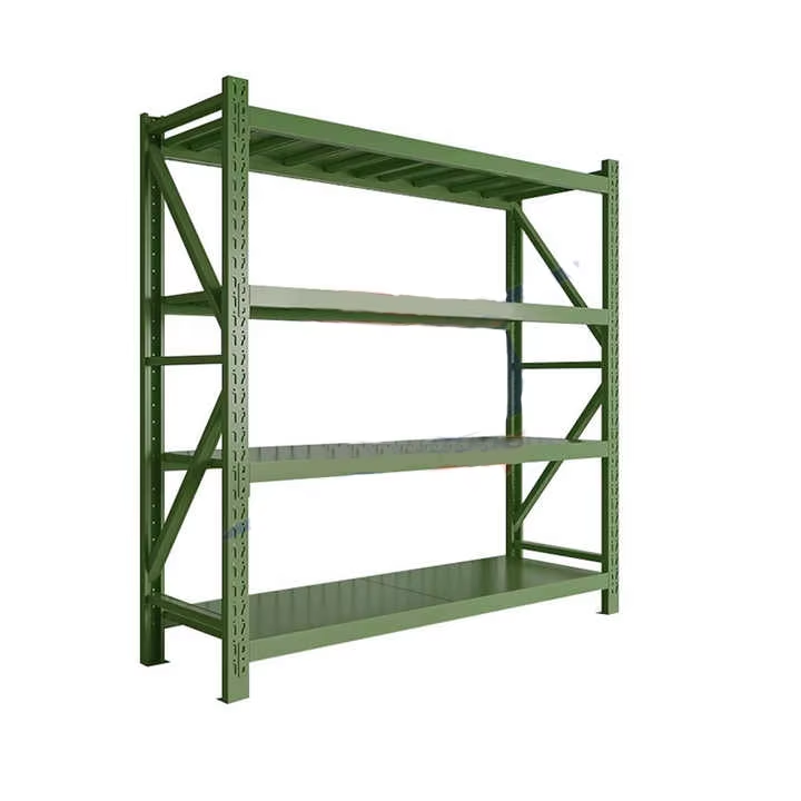 Heavy Steel Shelves Stored in Industrial Warehouses Have High Load-bearing Capacity and Can Be Used for a Long Time