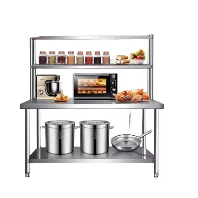 Chrome Plated Heavy-duty 304 Stainless Steel Platform with Anti slip Surface Suitable for Restaurant Industrial Workshops