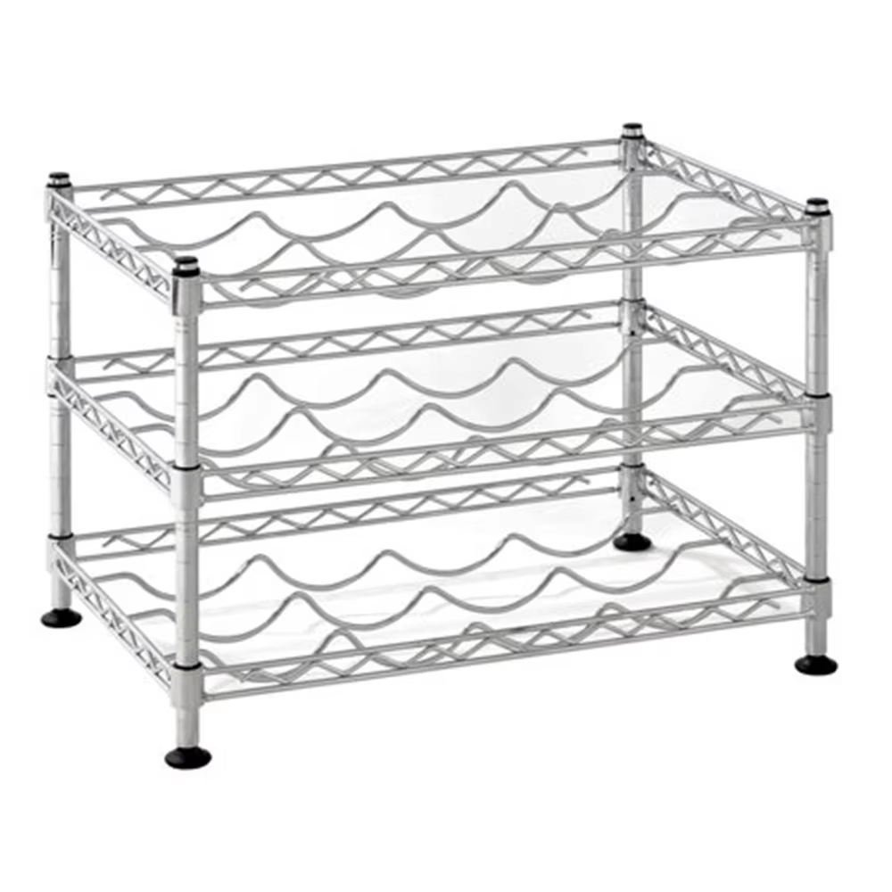 Multi Layer Classic Stackable Storage Rack bar Display Rack Vintage Metal Wire Rack Suitable for bar Shopping Center Display