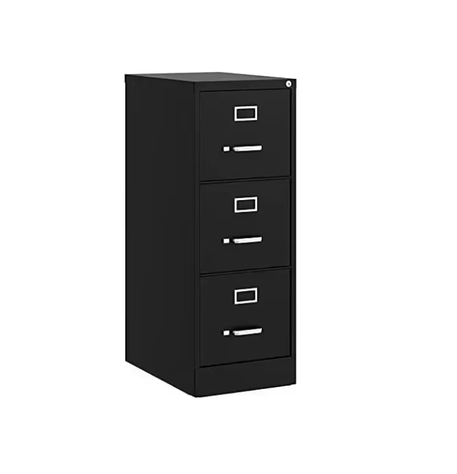 Office Movable Pedestal Metal Filing Cabinet With 3 Drawers / Metal Document Cabinet Storage Cabinet