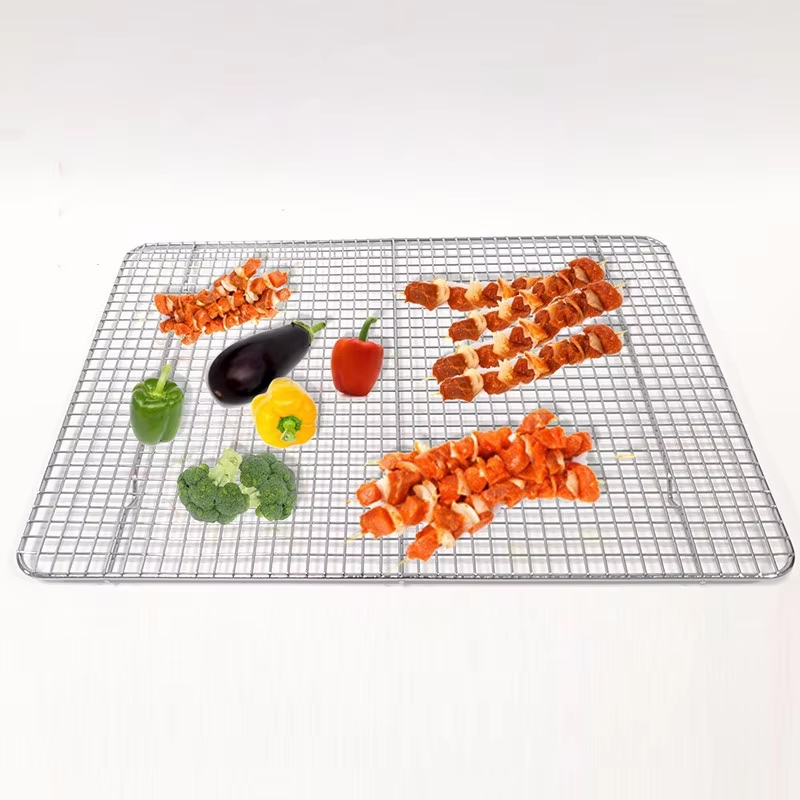 Multi Functional Chrome Plated Cooling Rack for Barbecue and Baking Suitable for Commercial Grade Baking Pastry and Biscuit