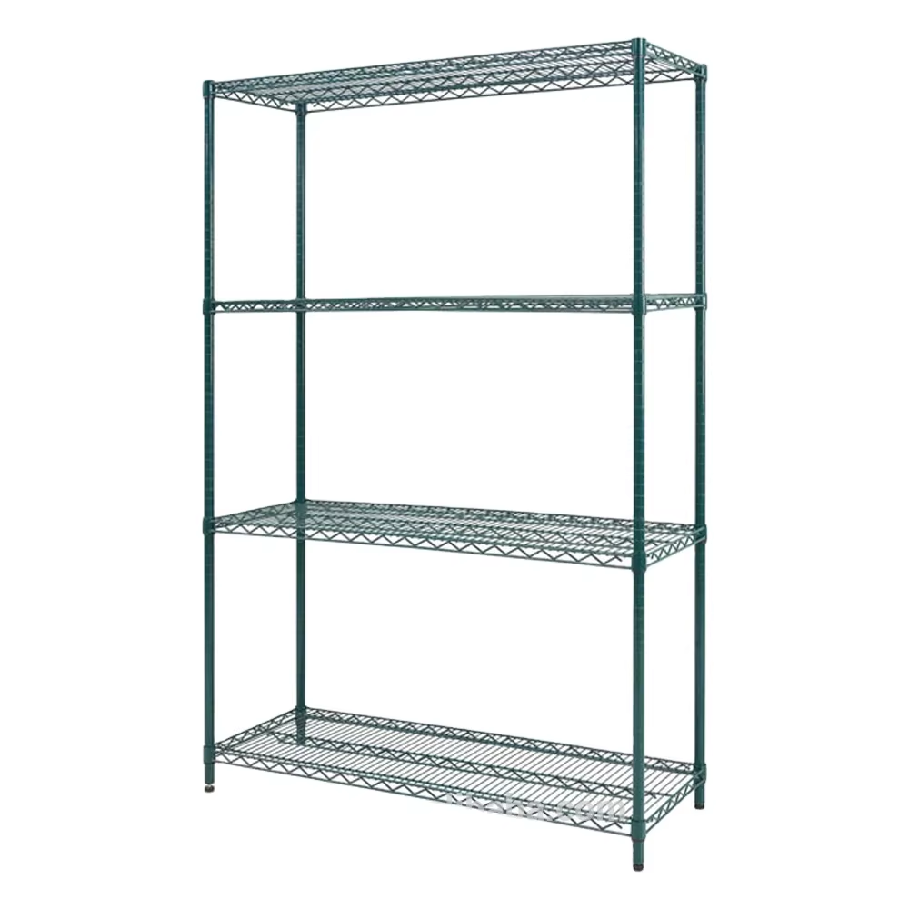 Four Layer Heavy-duty Corrosion-resistant Cold Storage Rack | 4-layer Stainless Steel Rack for Laboratory Sample Storage