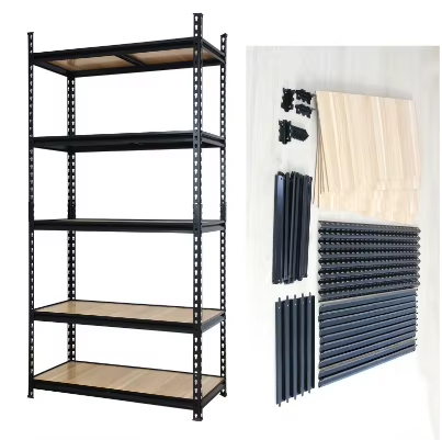 5-Tier Heavy Duty Metal Shelving Unit for Garage Warehouse and Shed Storage Durable and Space-Saving Design