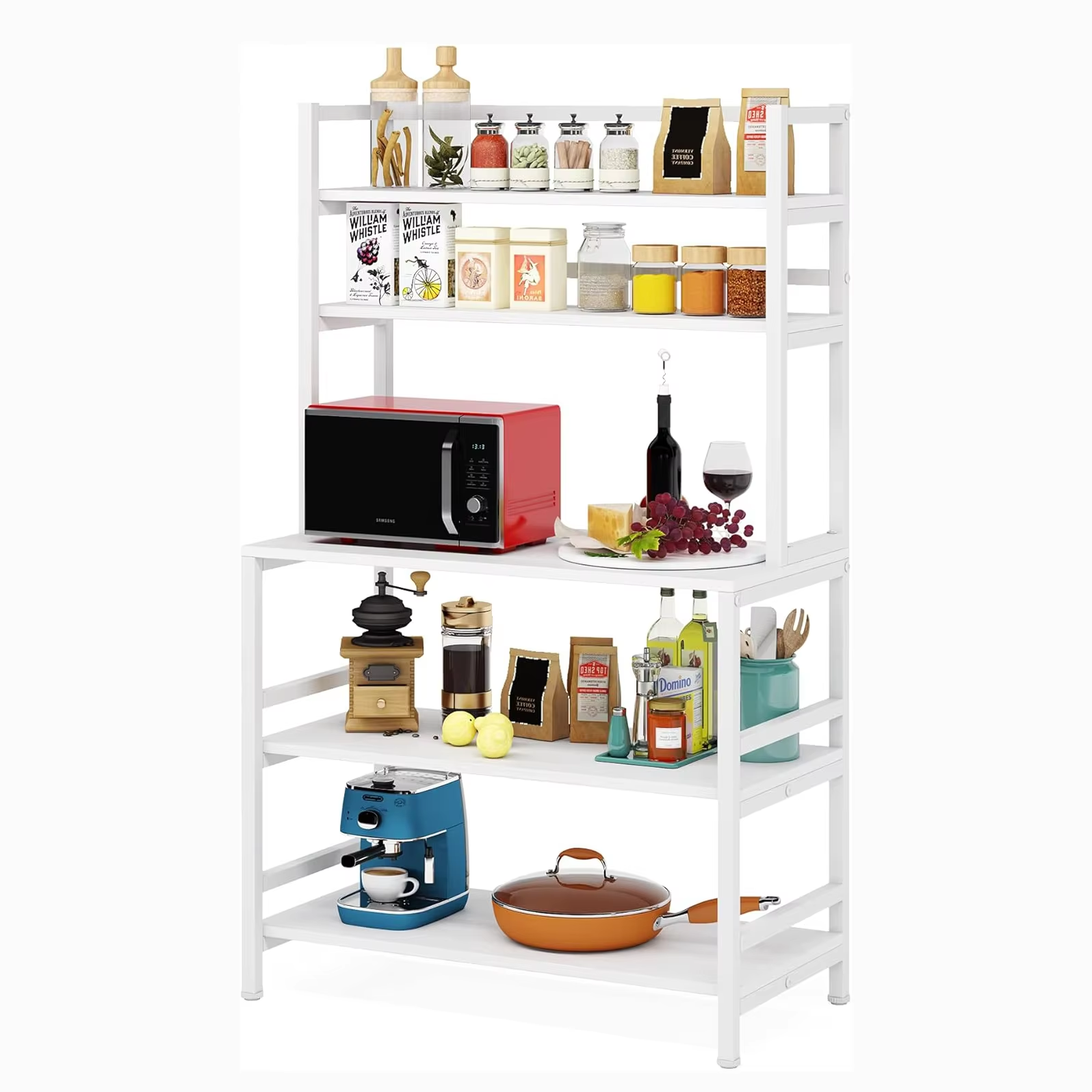NSF Certified Commercial Kitchen Shelf 48x24 Inch 880lbs Load Capacity for Restaurant Pots and Pans Storage