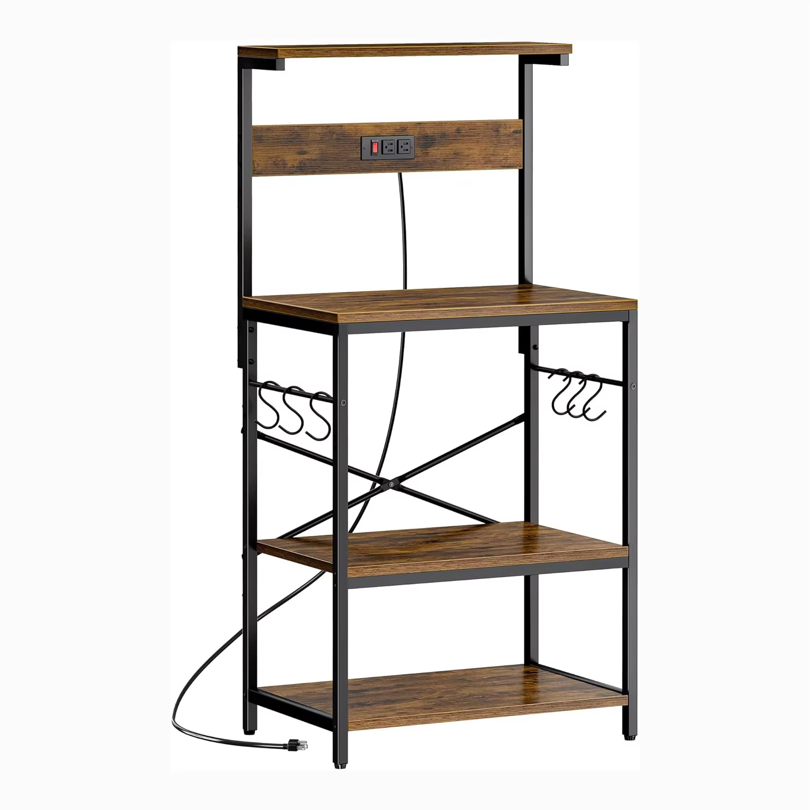 Professional Grade 304 Stainless Steel Kitchen Shelf with Anti-Slip Mats Heavy Duty Wall Mounted Storage Rack for Pots and Pans