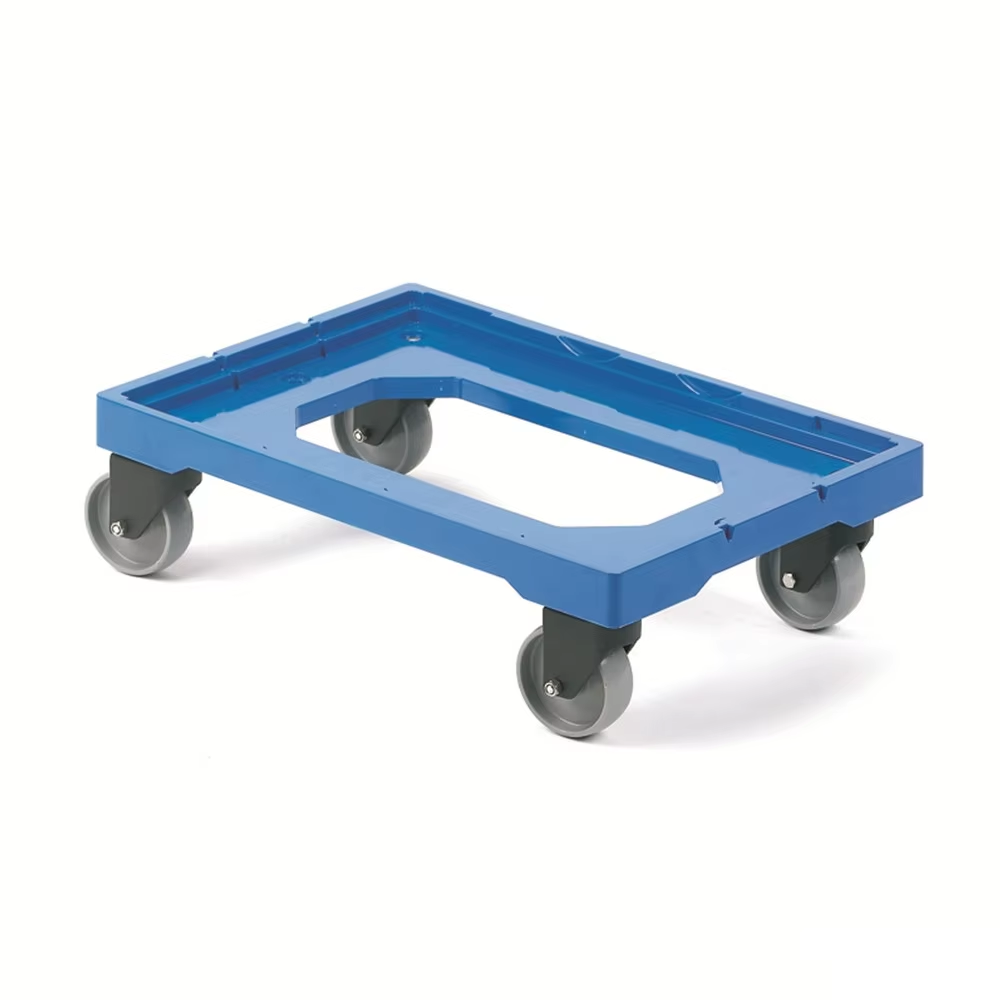Heavy Duty Multifunctional Plastic Cart with 4 Universal Wheels Suitable for Warehouse/logistics Transportation