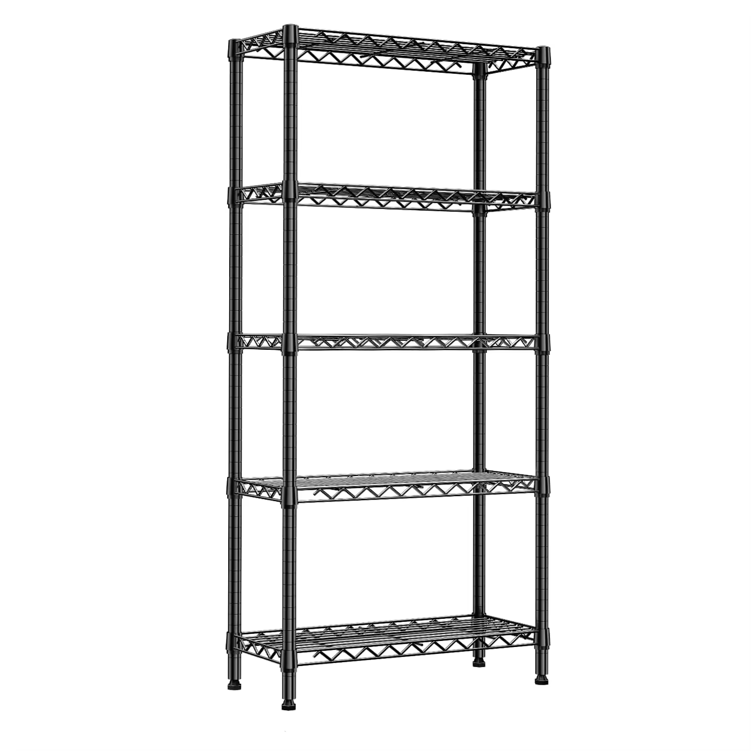 Customizable Steel Wire Mesh Wall Mounted Storage Shelf with Adjustable Shelves Heavy Duty Kitchen Organizer Rack