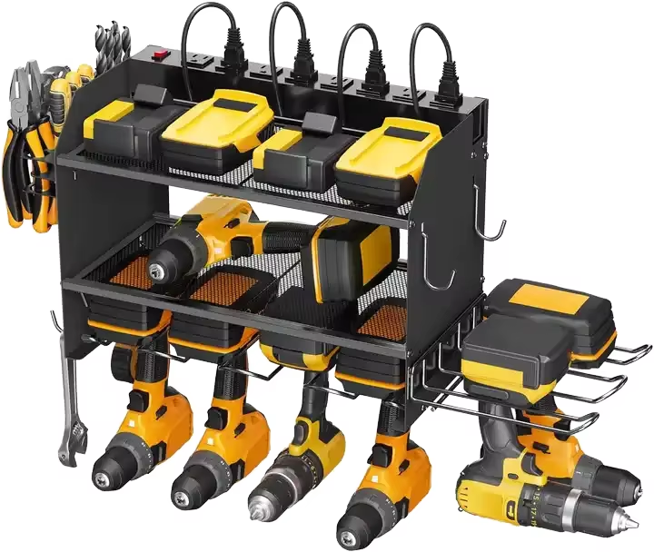 Garage Sports Equipment Electric Tools Organizers Drill Racks Wall Mounted Tools Storage Racks Tool Racks