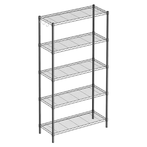 Industrial Wire Mesh Shelving System 72x48x84in Heavy-Duty Adjustable Garage Storage Rack for Warehouse Organization Wire Rack