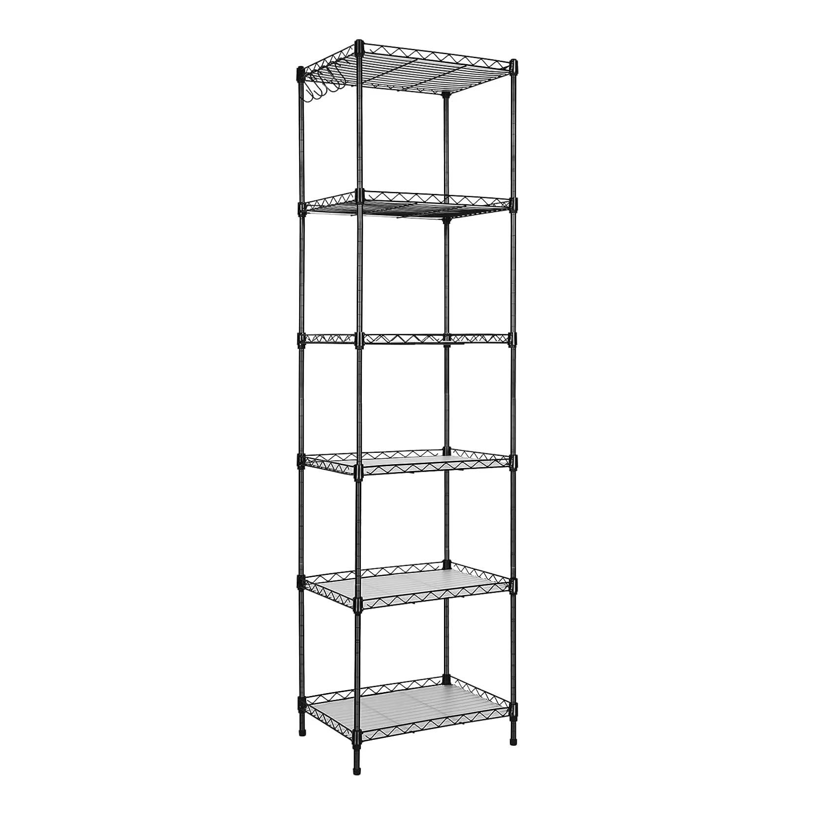 Multi-Functional Chrome Plated Stainless Steel Storage Rack 6-Tier Adjustable Kitchen Organizer Kitchen Organizers and Storage