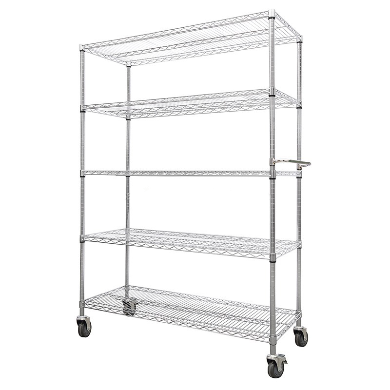 Industrial-Style Pantry Organizer 36Lx14Wx60H Commercial-Grade Wire Shelf for Kitchen Storage Bins Storage Shelves & Units