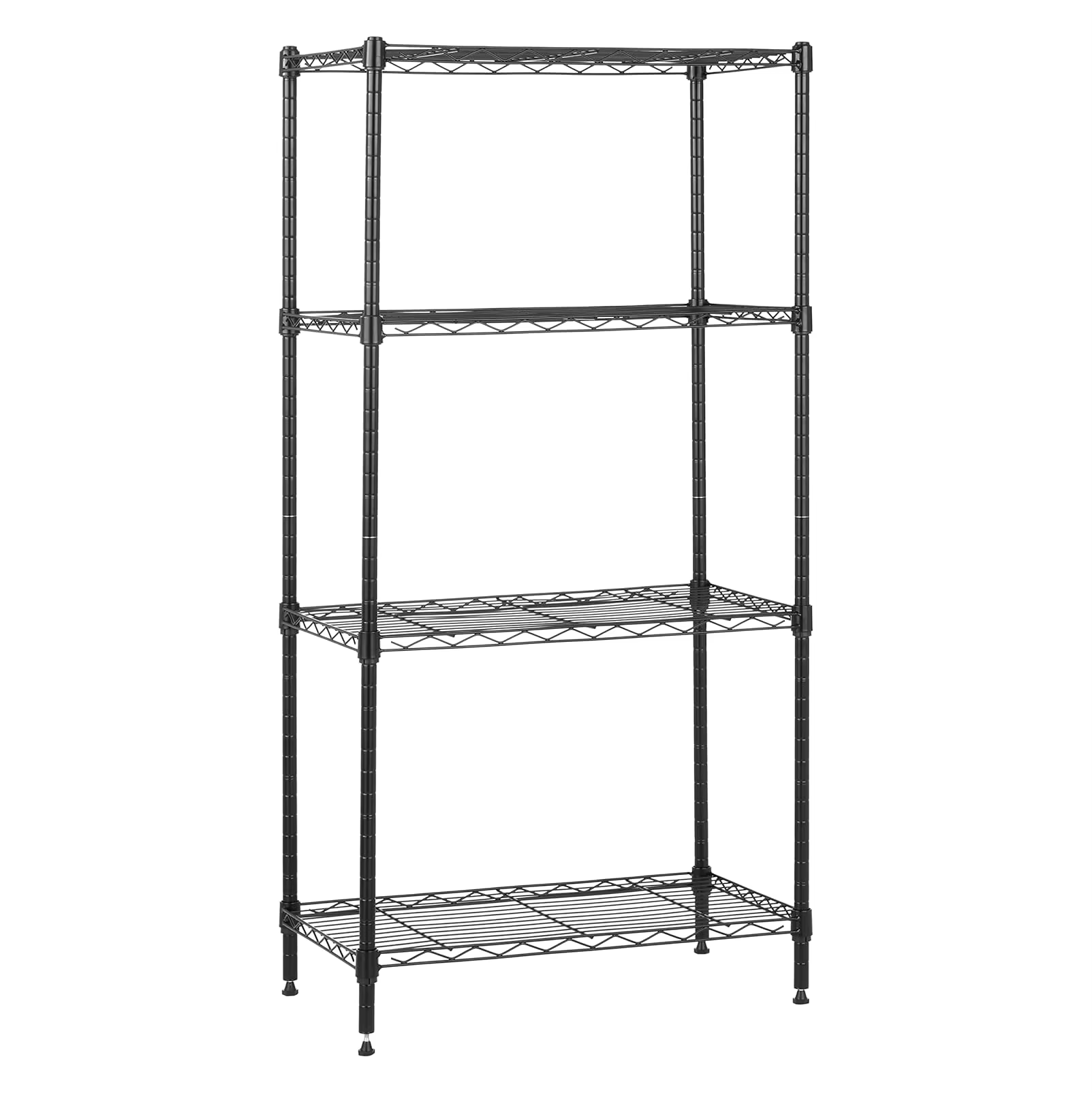 Commercial Grade Heavy Duty Metal Storage Rack 14x36x45Adjustable Wire Shelving Unit for Warehouse Organizer Living Room Display