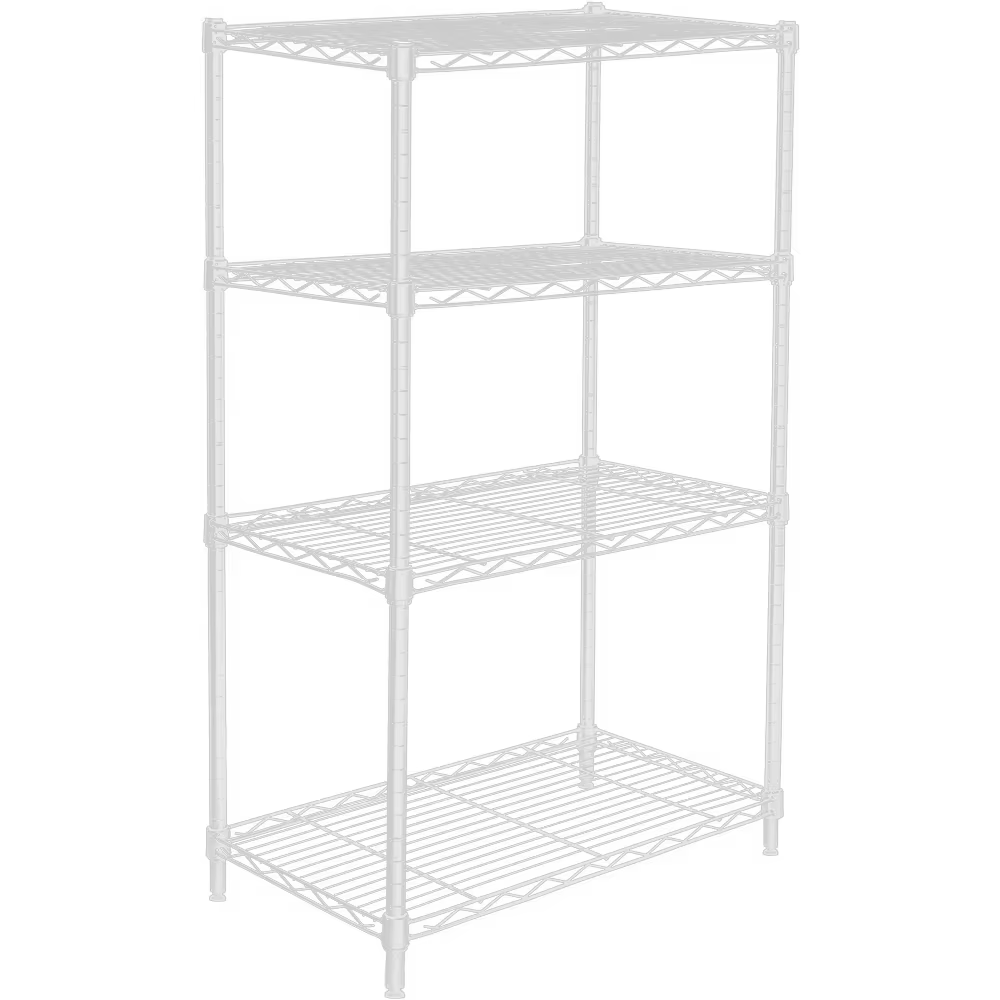 Metal Storage Rack 48H X24W X14D Adjustable Heavy Duty Shelving Unit Kitchen Organizer with High Load Capacity for Home Storage