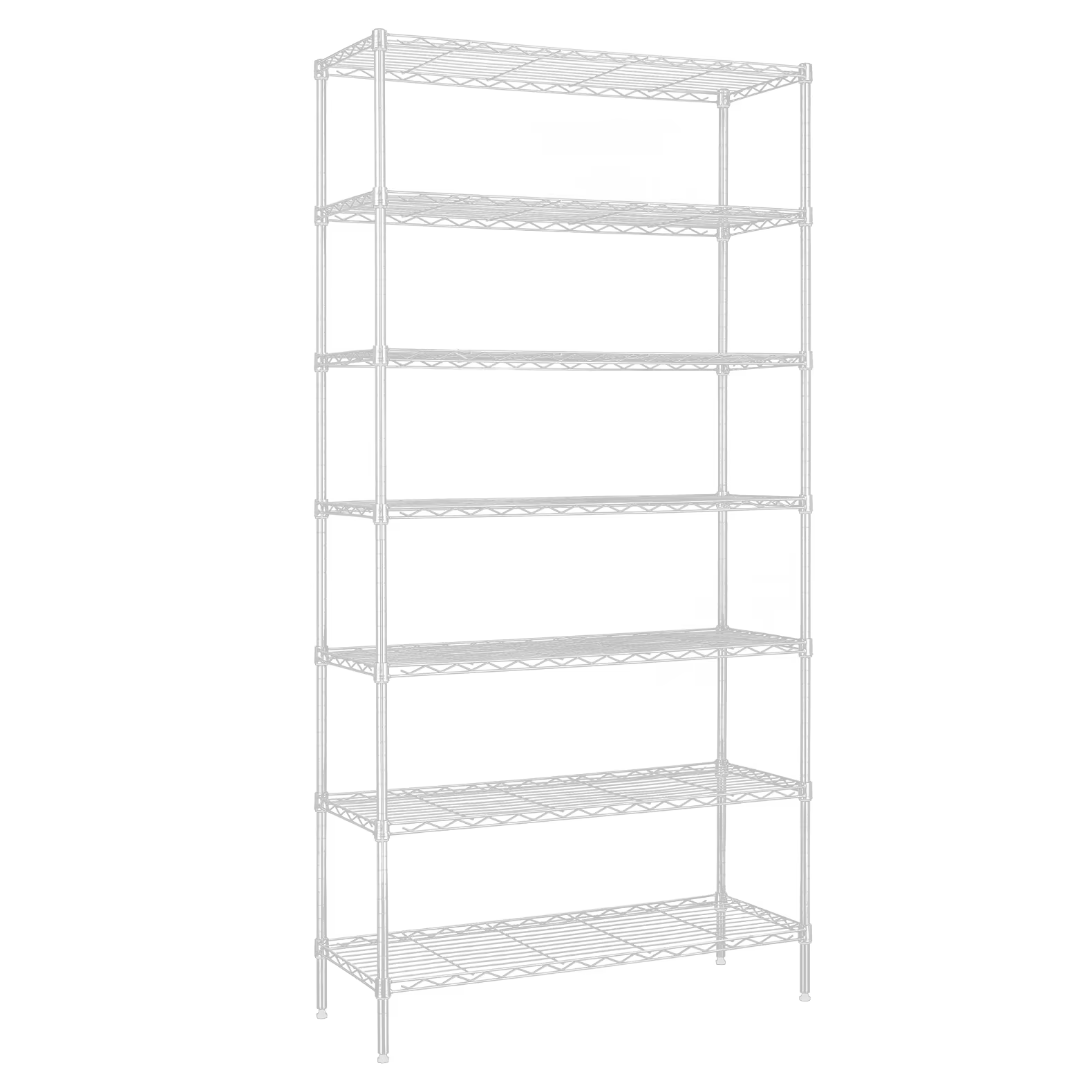 Stainless Steel Storage Rack 36x14x72 Heavy-duty Bathroom Organizer Freestanding Kitchen Shelf for Living Room Home Organization
