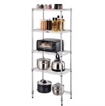 Heavy Duty Warehouse Storage Rack 24x14x60n Kitchen Vegetable Organizer Shelf Rack with Adjustable Shelves Metal Storage System